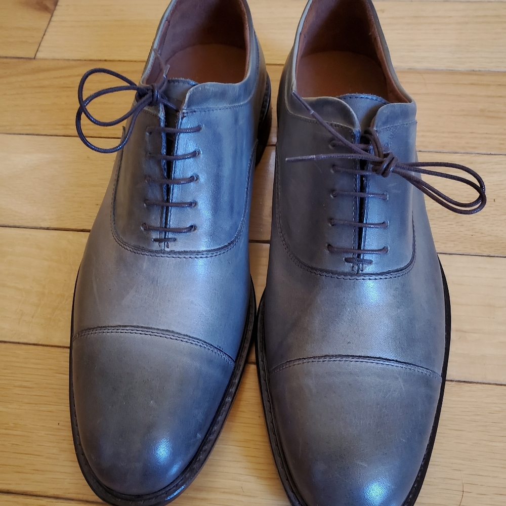 Mens NEW Mercanti Fiorentini oxford Shoes Grey